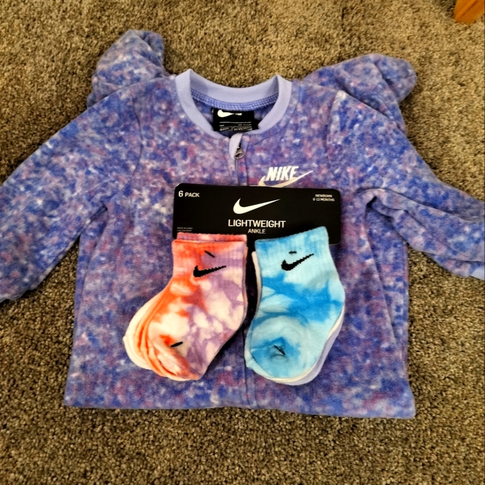 Nike onesie footie pj